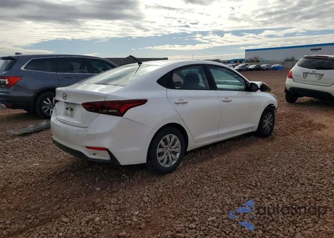 2019 Hyundai Accent Se from USA, damaged, VIN 3KPC24A33KE046892